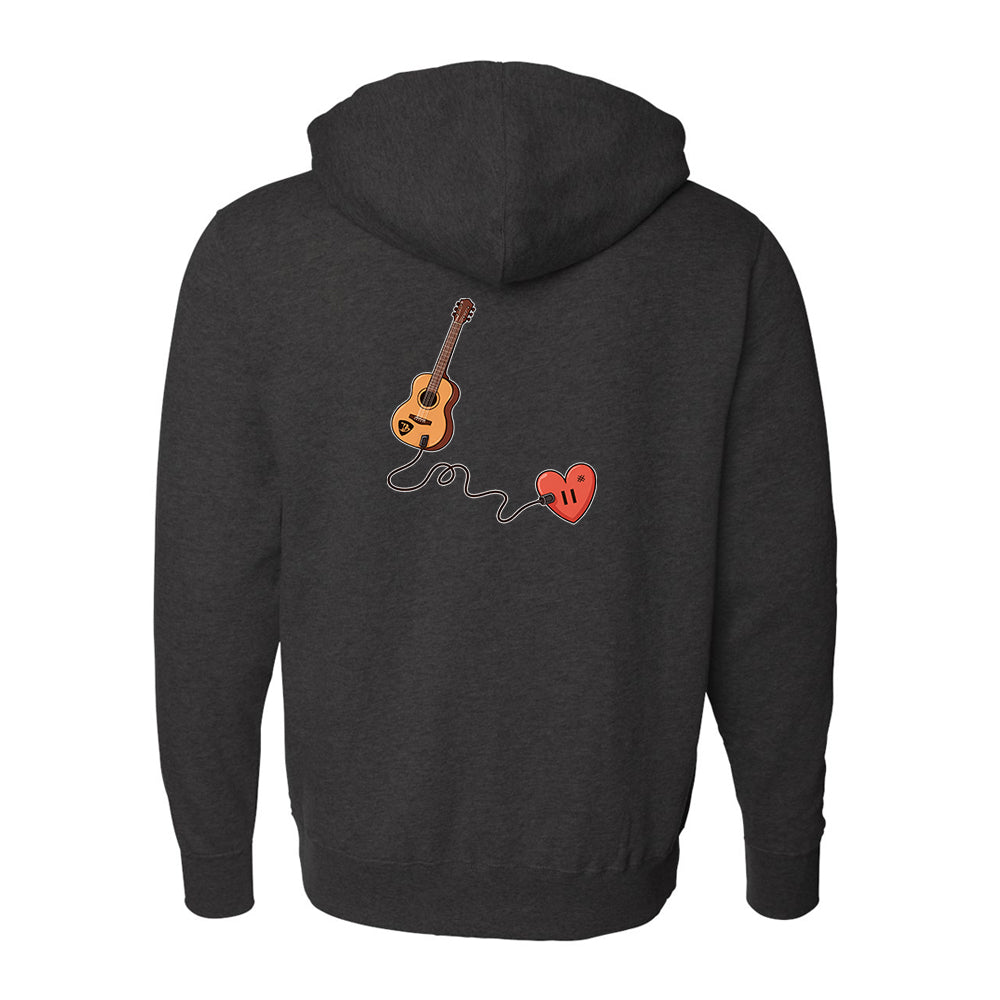 Joe Bonamassa Heartfelt Blues Zip-Up Hettejakke Svart Bomull