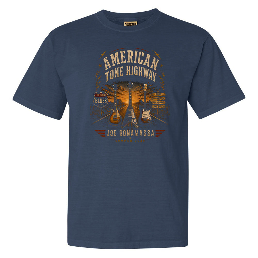 Joe Bonamassa American Tone t-skjorte svart bomull