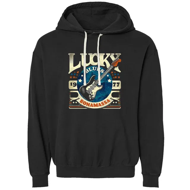 Joe Bonamassa Lucky Blues hettegenser unisex svart bomull