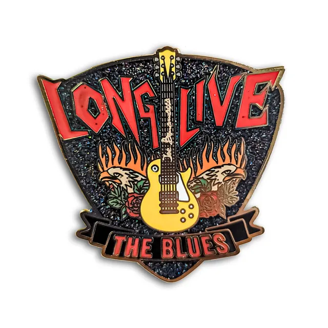 Joe Bonamassa Long Live Blues pin emalje gull samler