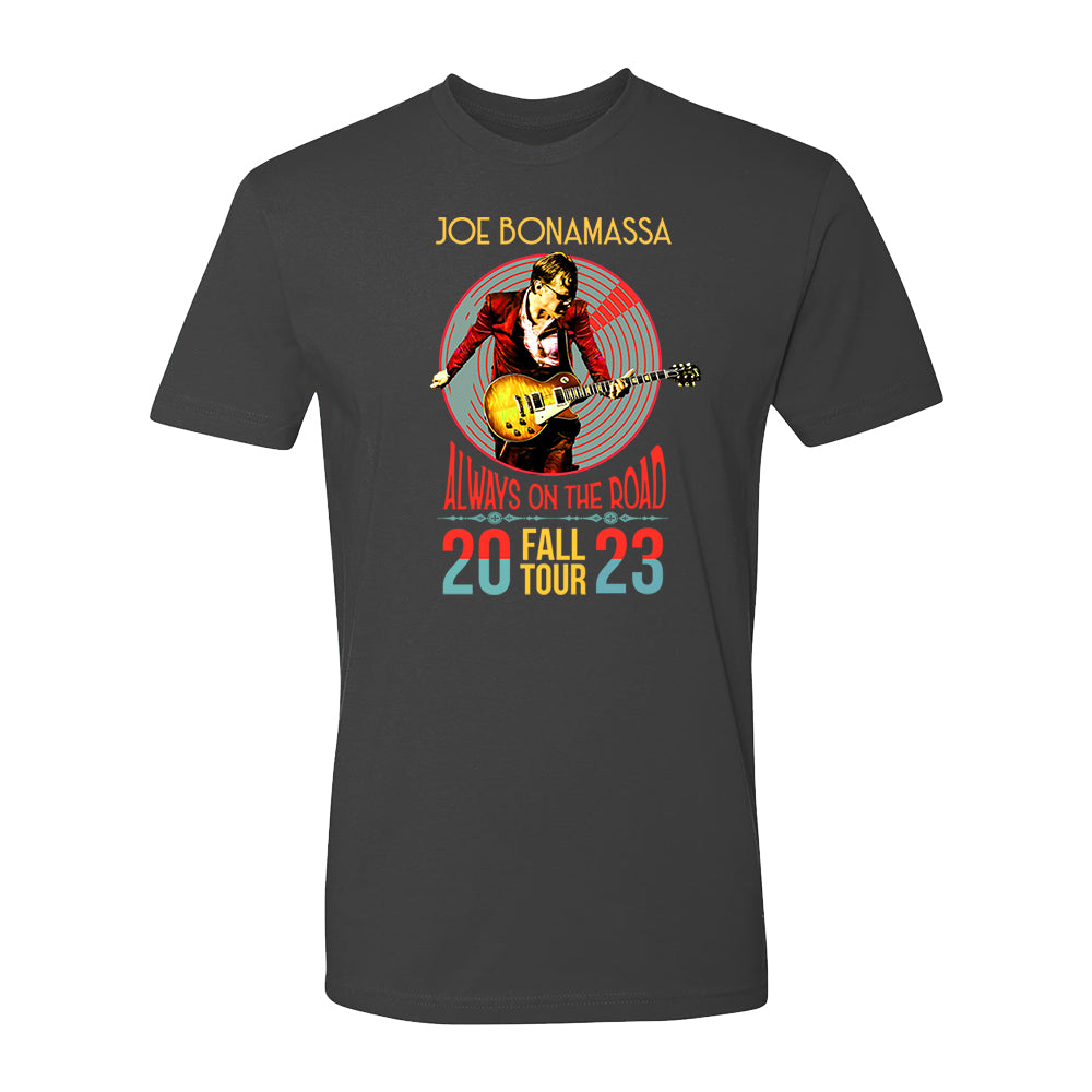 Joe Bonamassa U.S. Fall Tour 2023 t-skjorte unisex svart