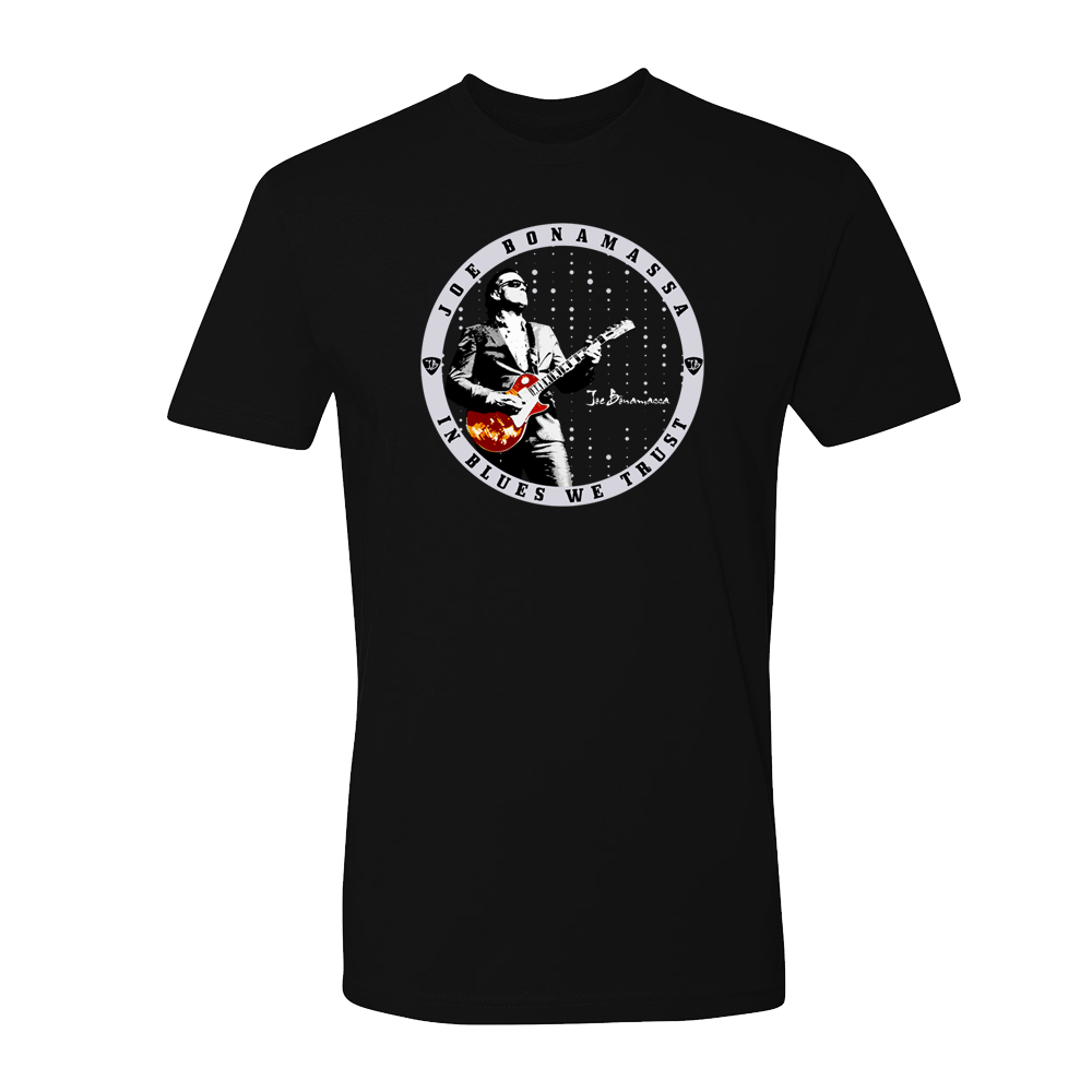 Joe Bonamassa 2020 No Blues No Glory t-skjorte svart bomull