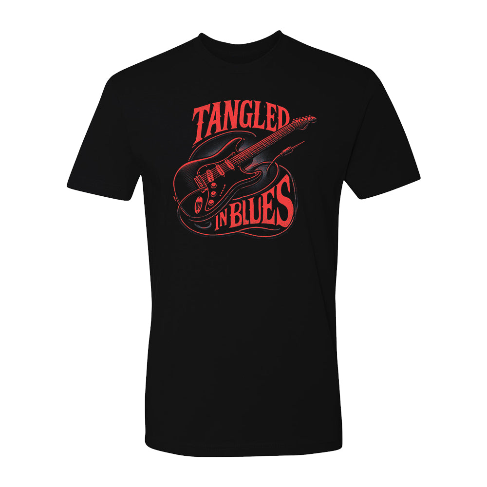 Joe Bonamassa Tangled In Blues t-skjorte rød bomull
