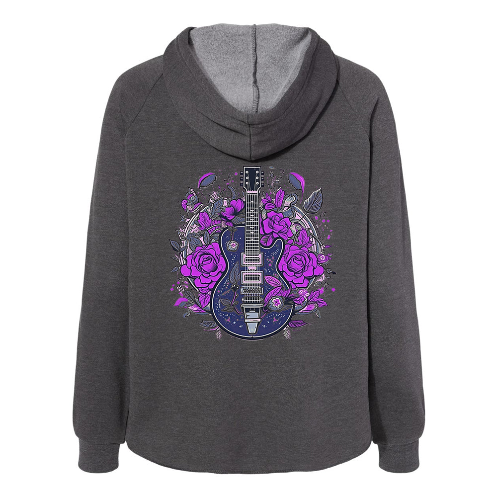 Joe Bonamassa Blooming Blues Wave Wash zip-hoodie blå dame