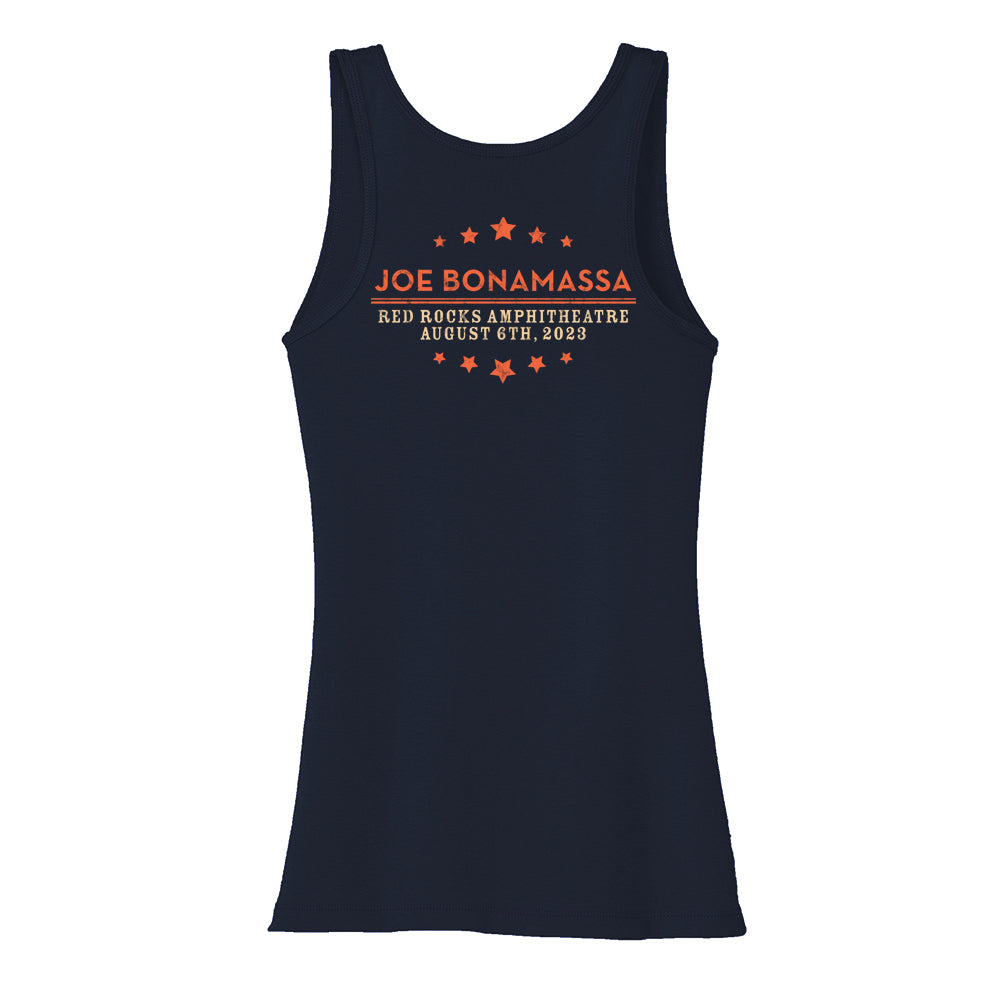 Joe Bonamassa 2023 Red Rocks Tank singlet dame bomull
