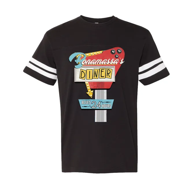 Joe Bonamassa Diner Football t-skjorte herre svart vintage