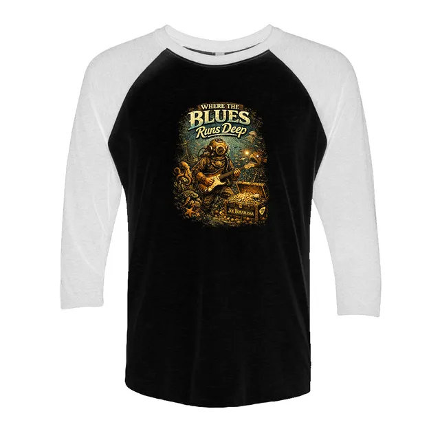 Joe Bonamassa Blues Runs Deep 3/4 t-skjorte unisex