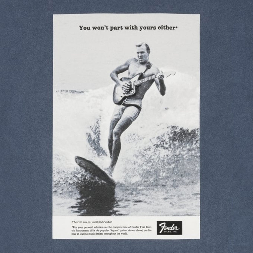 Joe Bonamassa Vintage Ad Surfer T-skjorte unisex ocean bomull