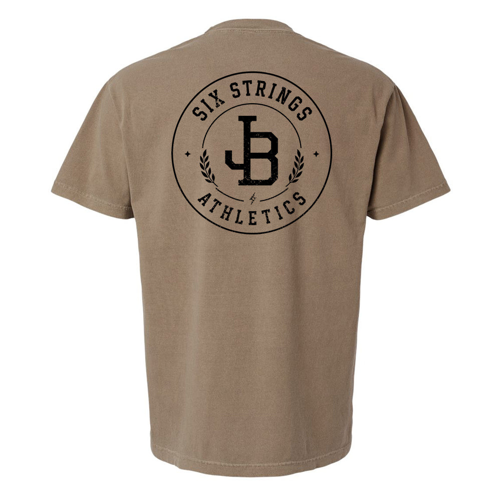Joe Bonamassa Six Strings Athletics T-skjorte vintage bomull