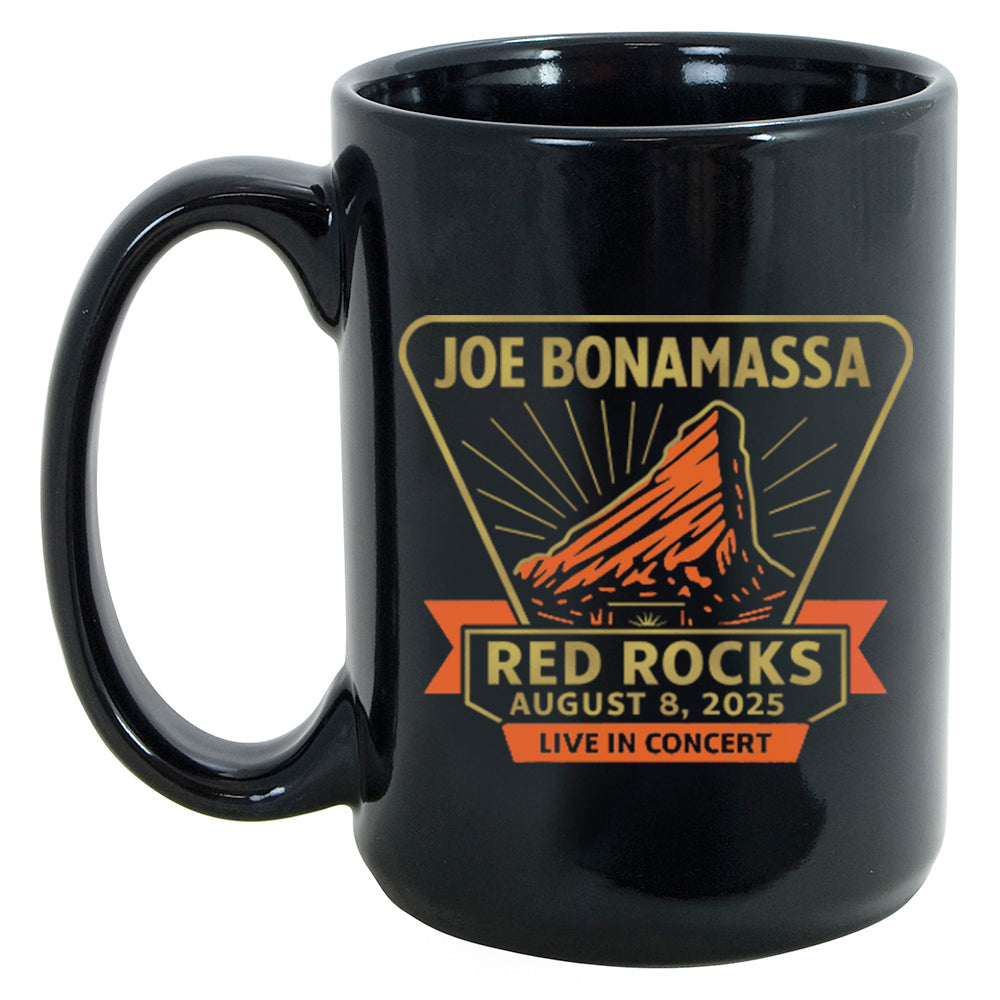 Joe Bonamassa 2025 Red Rocks krus keramikk 11oz