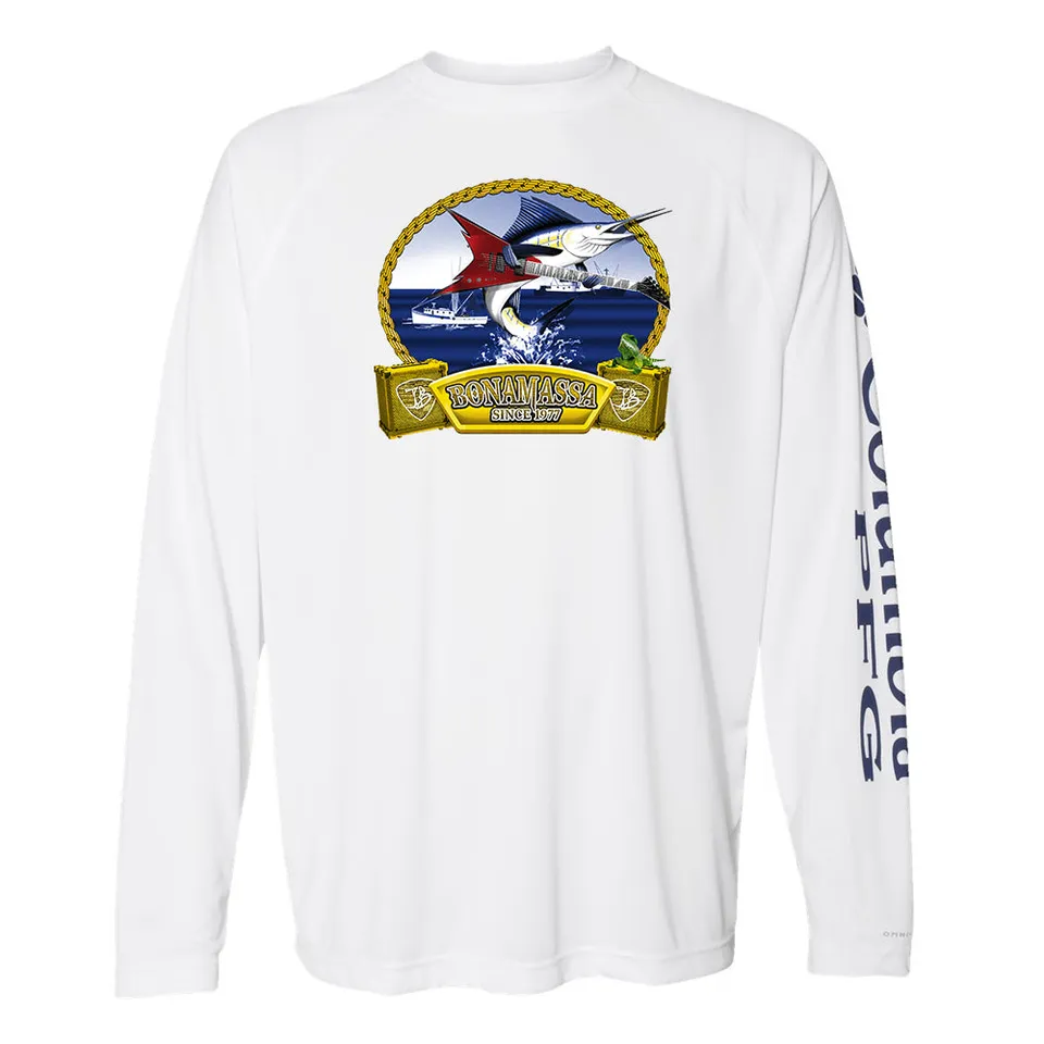 Joe Bonamassa Flying V Fish PFG Terminal Tackle langermet herre
