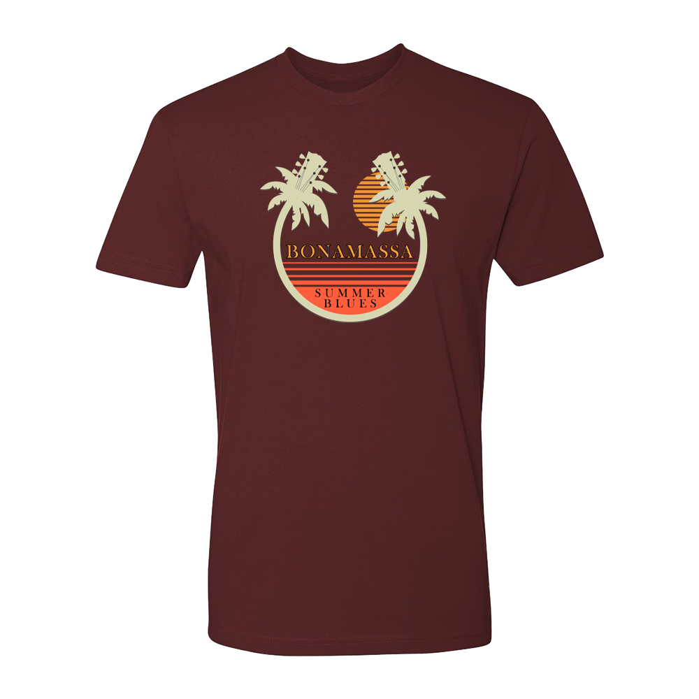 Joe Bonamassa Summer Palms t-skjorte unisex bomull