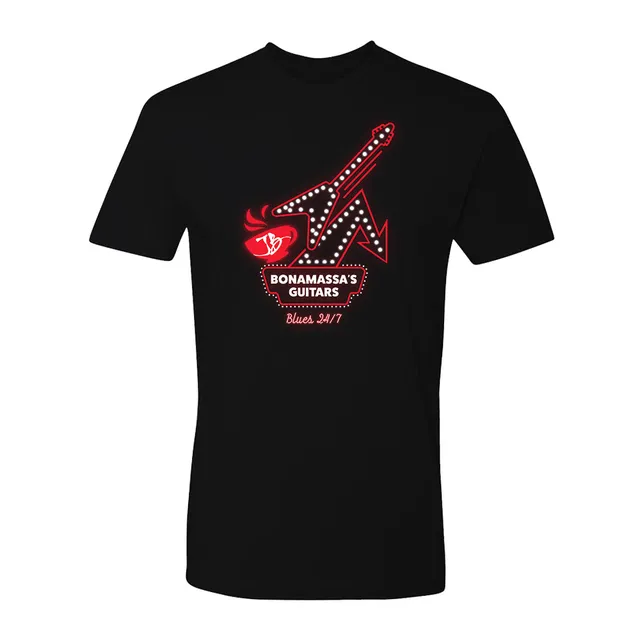 Joe Bonamassa One More Cup of Blues Diner t-skjorte svart bomull