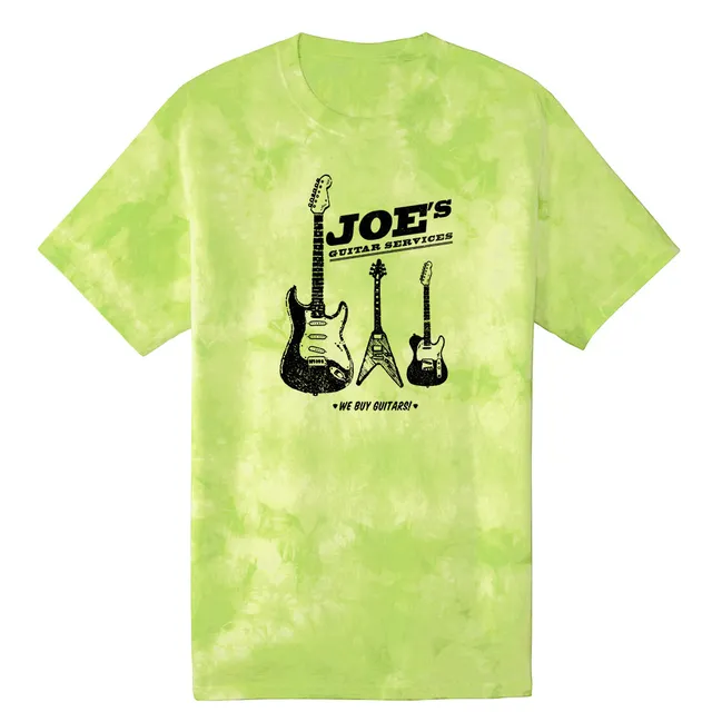 Joe Bonamassa Guitar Service Crystal t-skjorte tie-dye bomull
