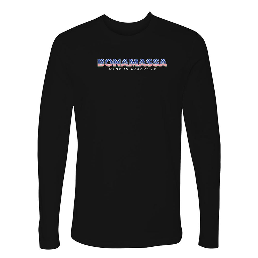Joe Bonamassa Made In Nerdville USA Tour langermet trøye svart