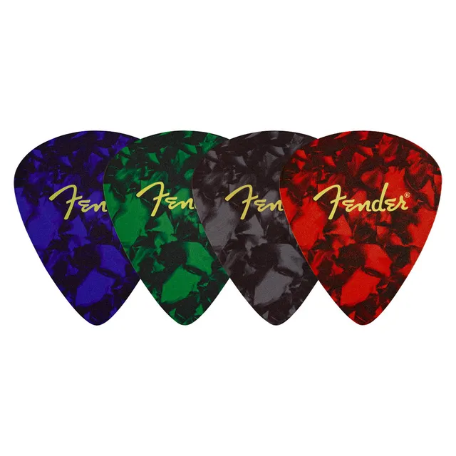 Joe Bonamassa Fender Pick Shape coastere skinn 4-pk