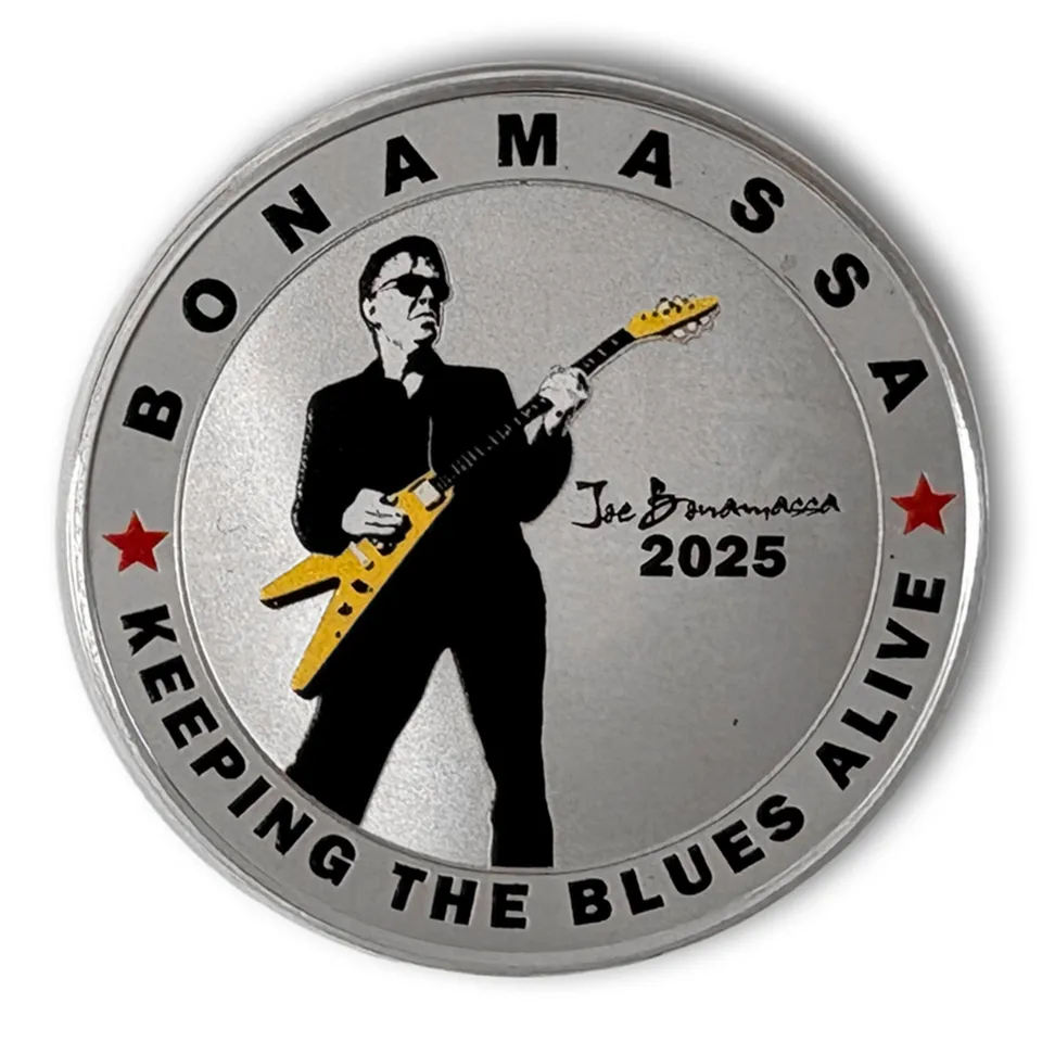 Joe Bonamassa 2025 JB Fine Silver sølvmynt 1 oz limited edition