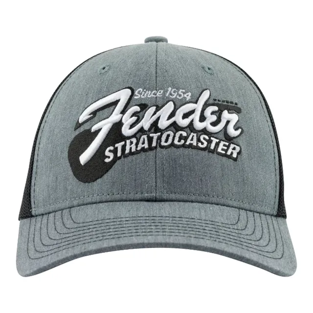 Fender Stratocaster caps grå brodert onesize
