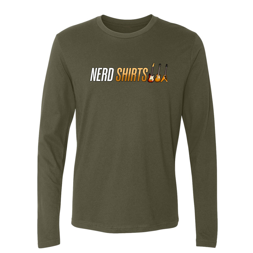 Joe Bonamassa Nerd Shirts langermet t-skjorte herre bomull
