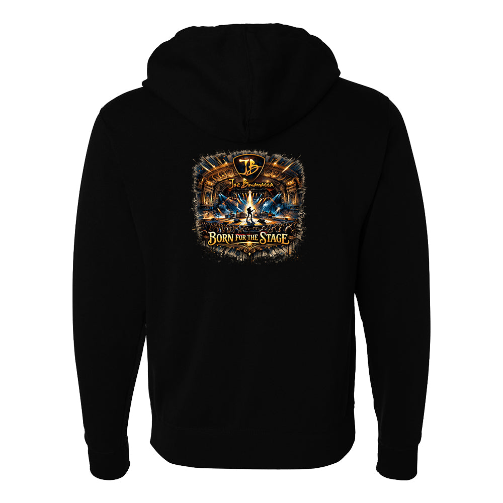 Joe Bonamassa Born For The Stage zip-hoodie svart bomull