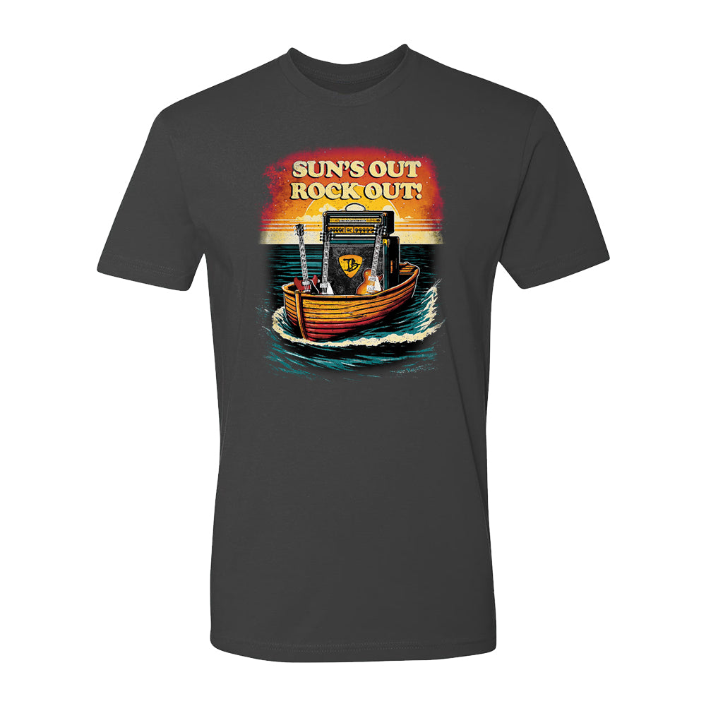 Joe Bonamassa Sun's Out Rock Out t-skjorte svart bomull