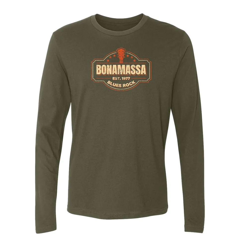 Joe Bonamassa Blues Rock Seal langermet herre svart bomull