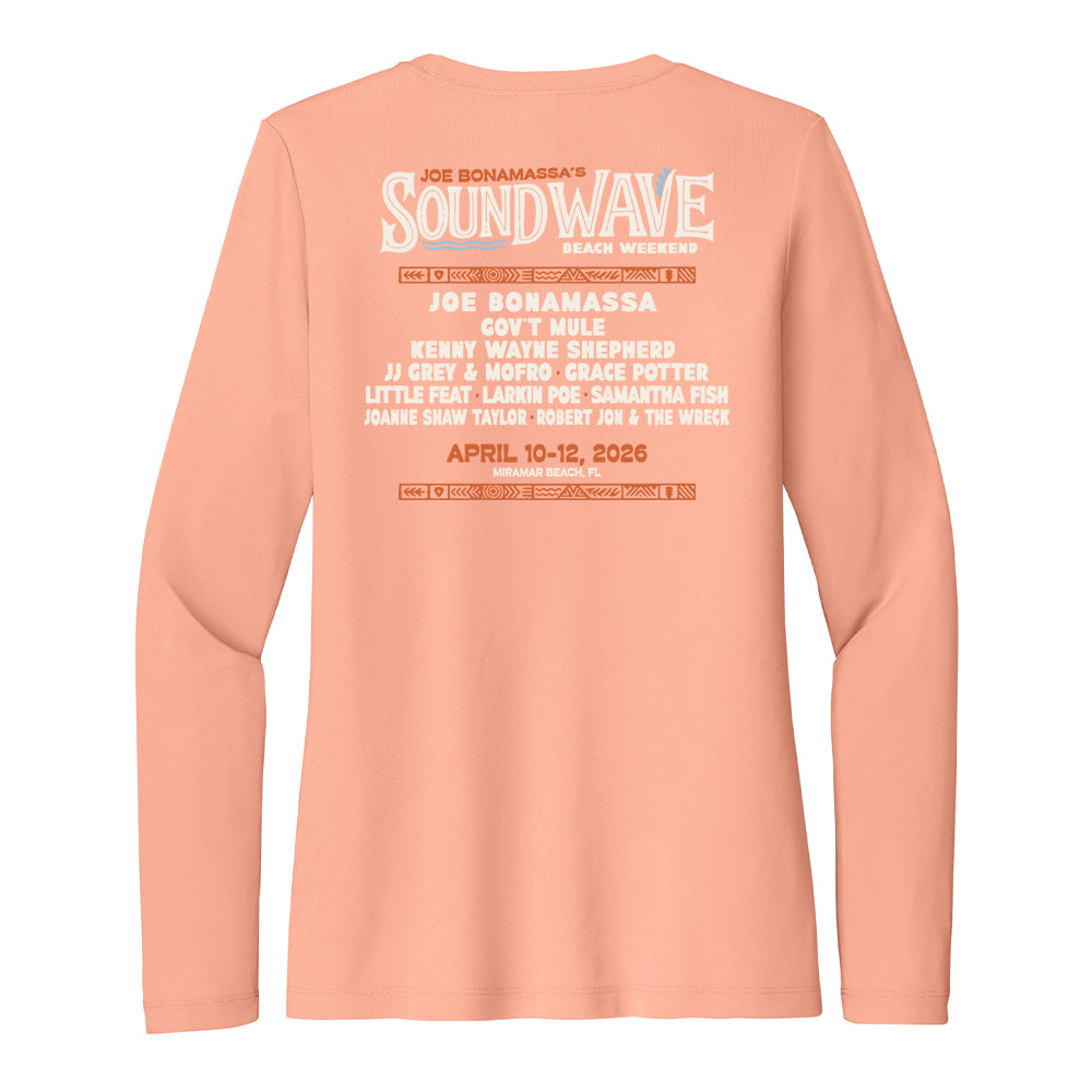 Joe Bonamassa Sound Wave Beach Weekend UV-genser dame