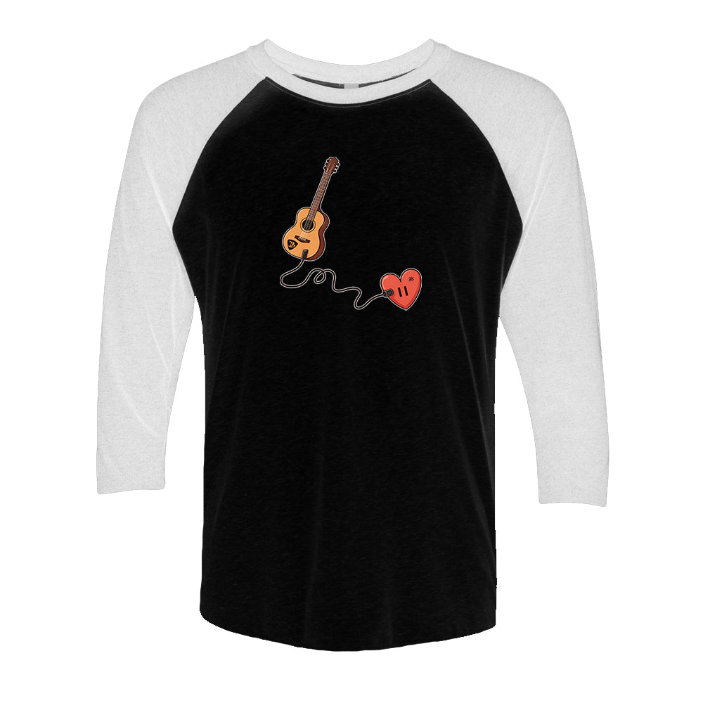 Joe Bonamassa Heartfelt Blues 3/4 T-skjorte raglan hvit