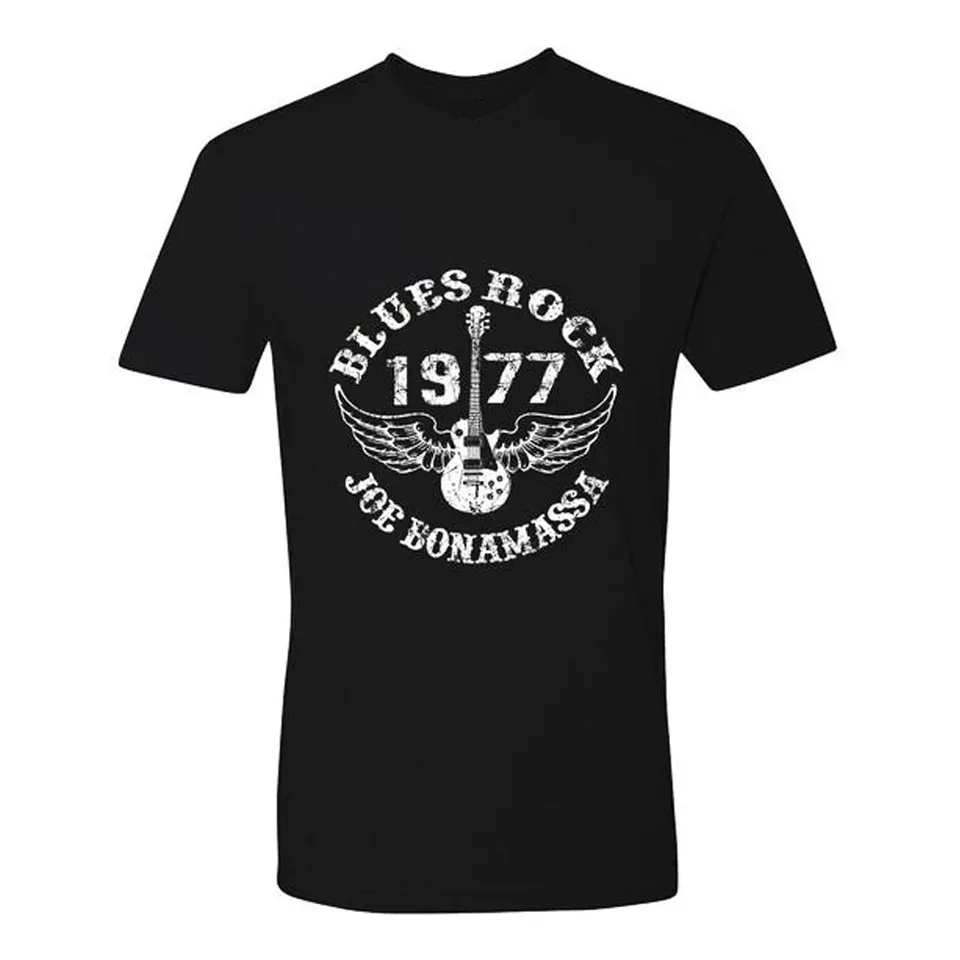 Joe Bonamassa Blues Rock t-skjorte unisex 1977 gitartrykk