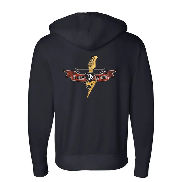 Joe Bonamassa Blues Thunderbolt hettejakke glidelås unisex