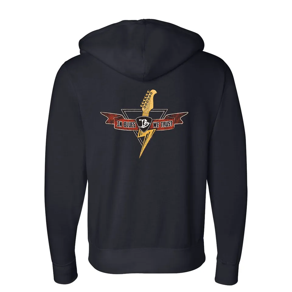 Joe Bonamassa Blues Thunderbolt hettejakke glidelås unisex