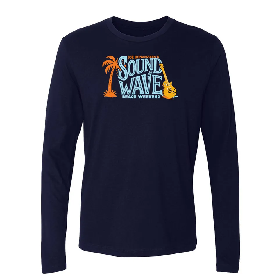 Joe Bonamassa Sound Wave Beach Weekend langermet herre svart