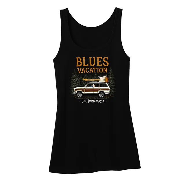Joe Bonamassa Blues Vacation singlet dame svart bomull
