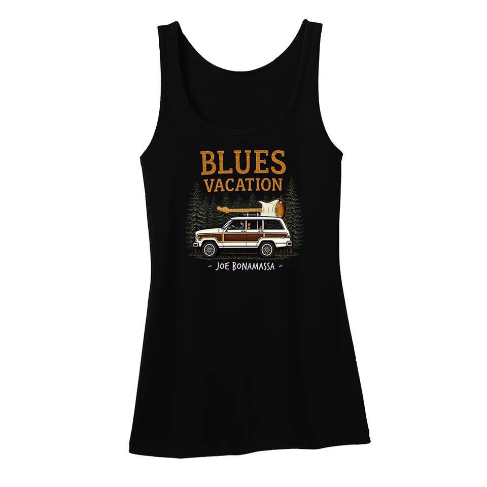 Joe Bonamassa Blues Vacation singlet dame svart bomull