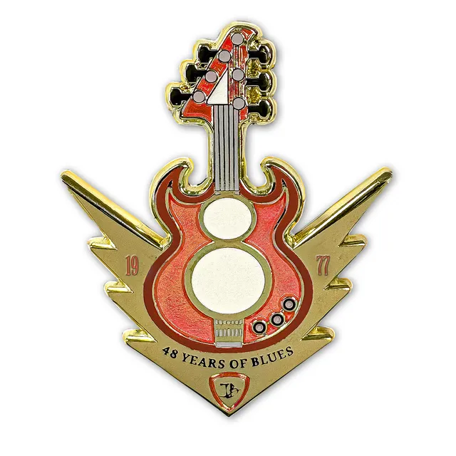 Joe Bonamassa 48 Years of Blues pin rød limited edition 100
