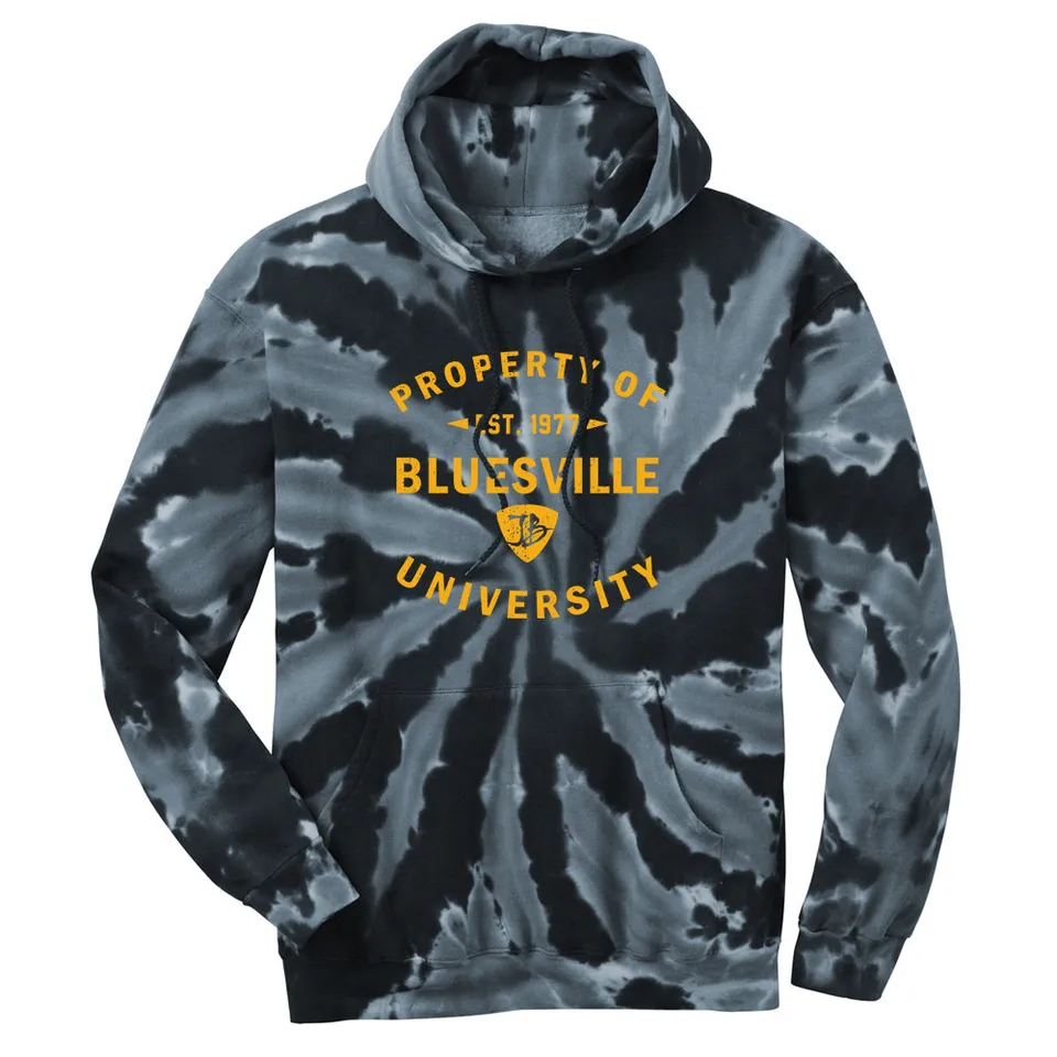 Joe Bonamassa Bluesville University hettegenser tie-dye svart