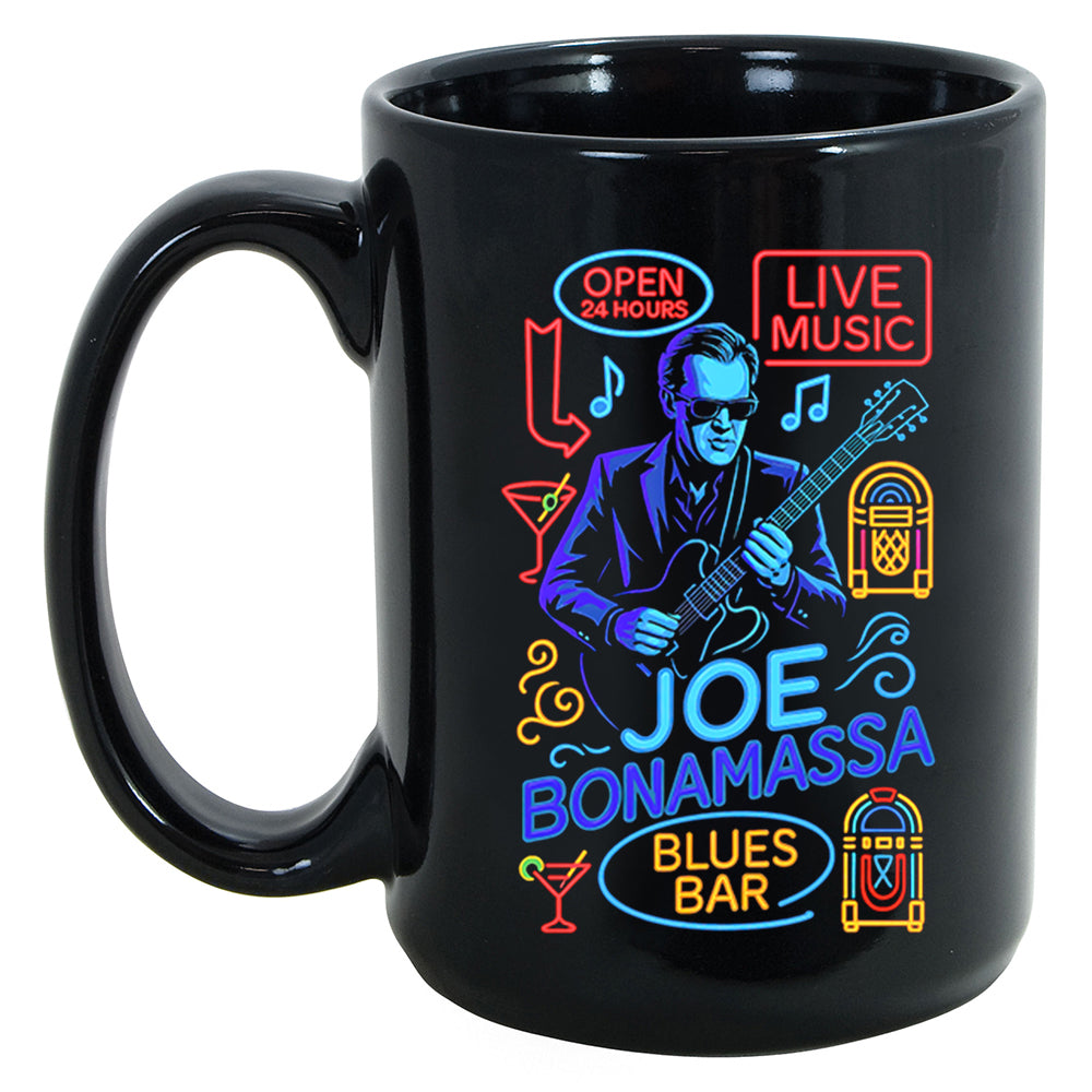 Joe Bonamassa Soho Blues krus keramikk 325 ml hvit