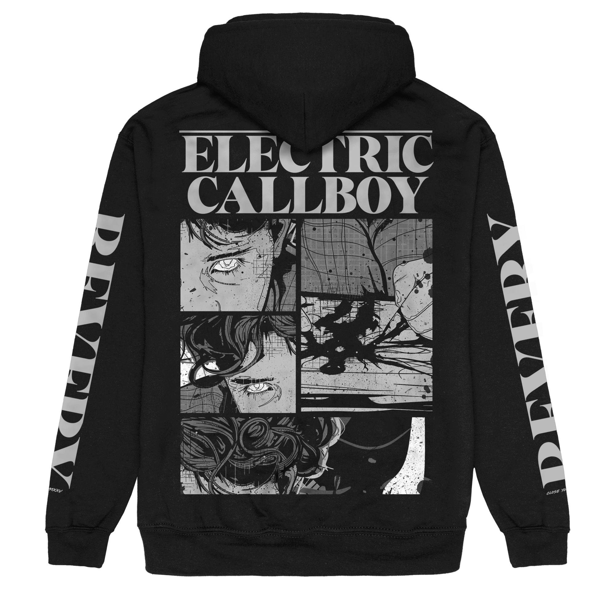 Electric Callboy Revery Paint hettegenser bomull