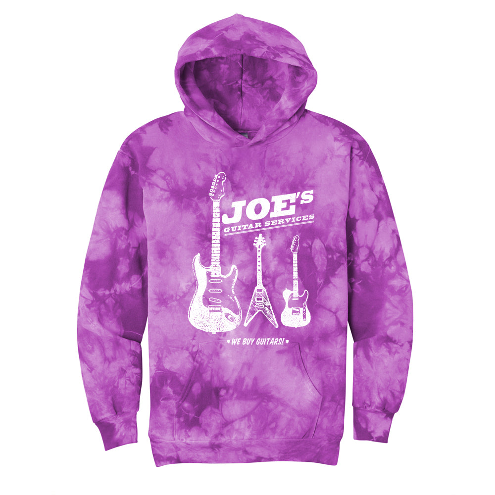 Joe Bonamassa Joe's Guitar Service hettegenser tie-dye bomull