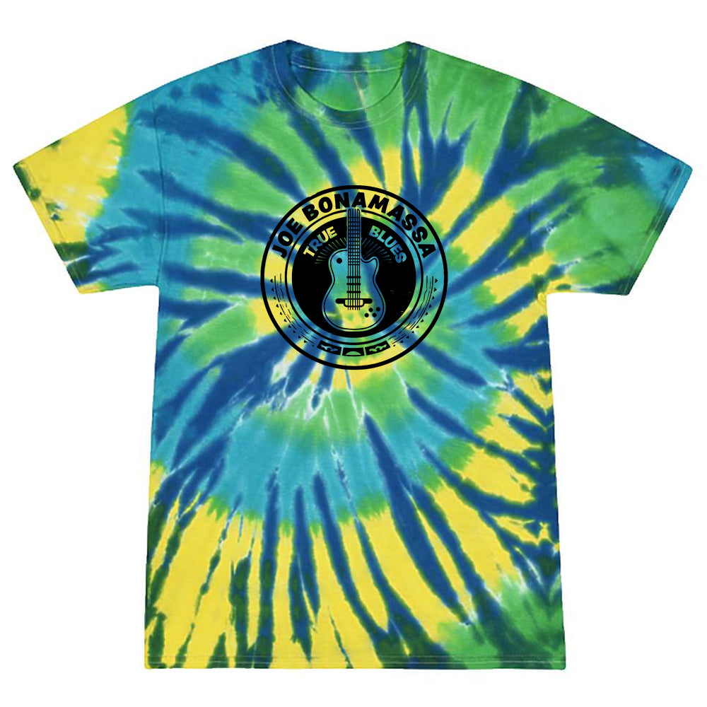 Joe Bonamassa True Blues Tie Dye T-skjorte Multi-Rainbow flerfarget