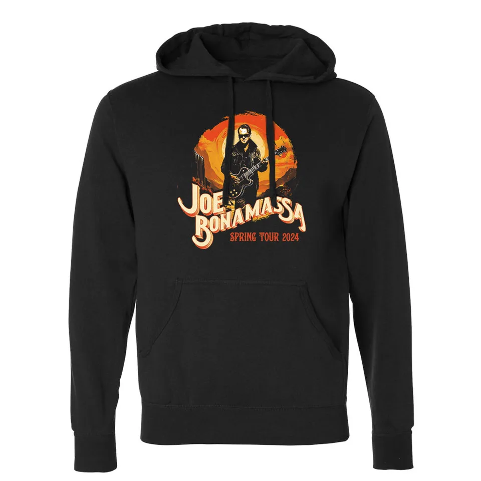 Joe Bonamassa 2024 Spring Tour Serenade hoodie svart pullover