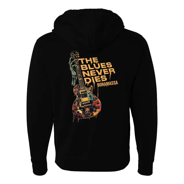 Joe Bonamassa Dead Man Strummin Zip Hoodie svart