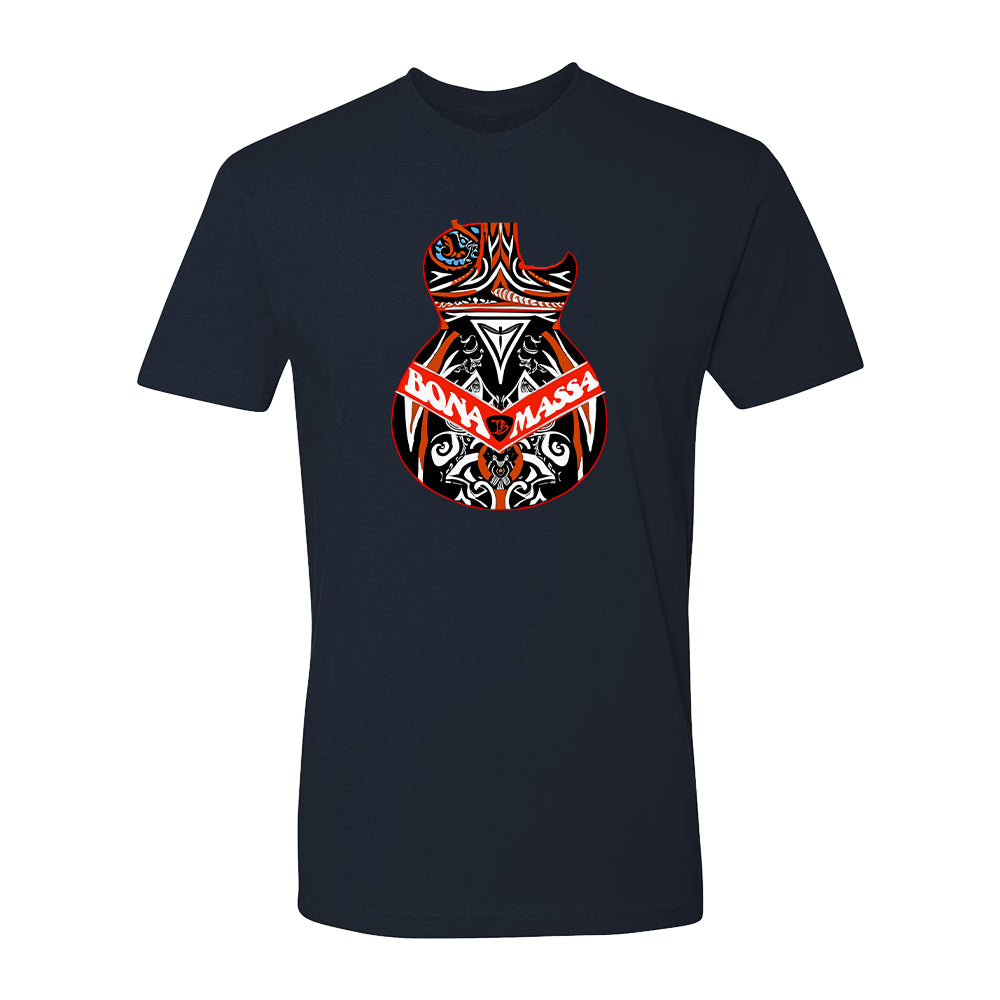 Joe Bonamassa Tribal Guitar t-skjorte svart bomull