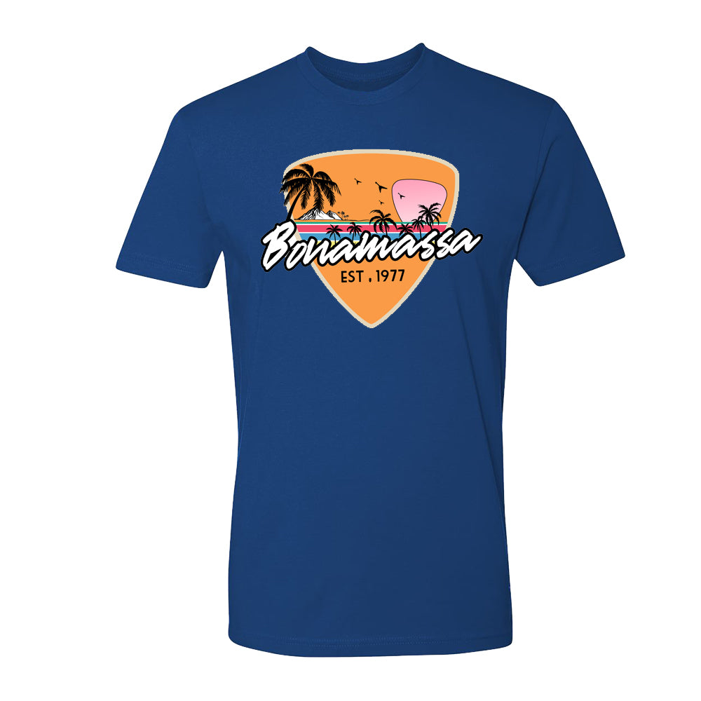 Joe Bonamassa Blues Sunset t-skjorte unisex svart bomull