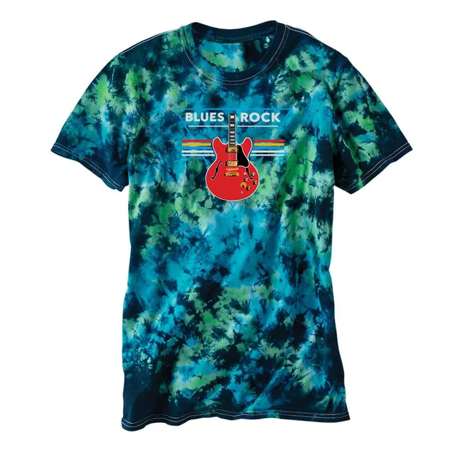 Joe Bonamassa Blues Rock Triangle tie-dye t-skjorte unisex caribbean