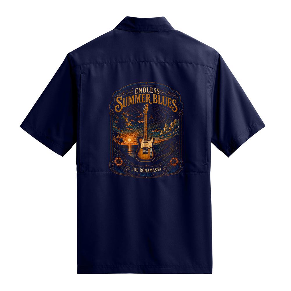 Joe Bonamassa Endless Summer Blues UV skjorte herre svart