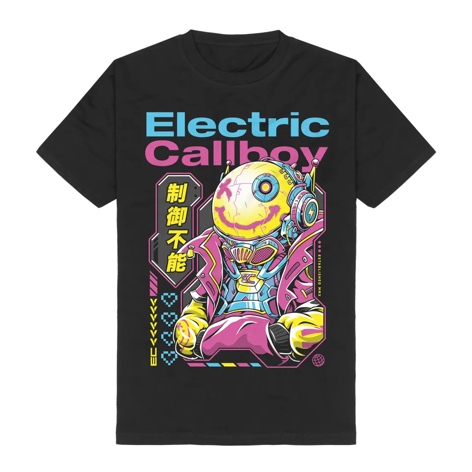 Electric Callboy Outta Control t-skjorte classic bomull