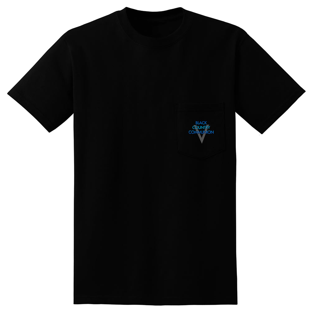 Black Country Communion V lomme t-skjorte unisex bomull
