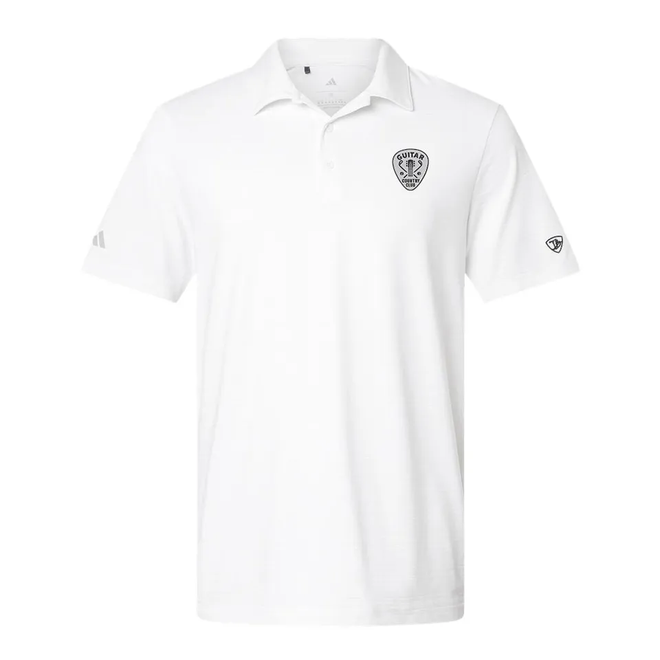 Joe Bonamassa Pick Guitar Country Club Adidas Textured Stripe polo svart