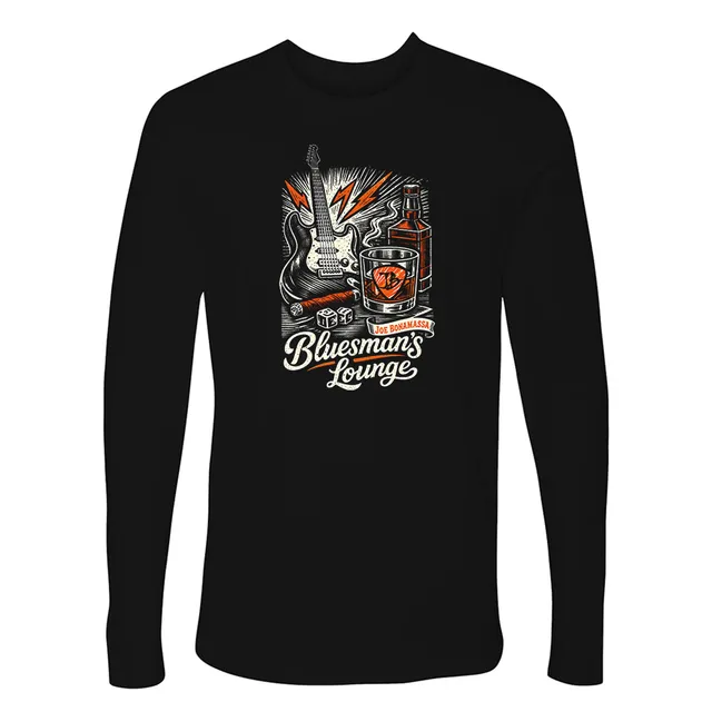 Joe Bonamassa Bluesman's Lounge langermet t-skjorte svart herre